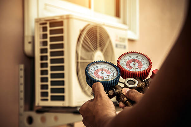 Professional Hvac Maintenance technician working in De Graff, OH